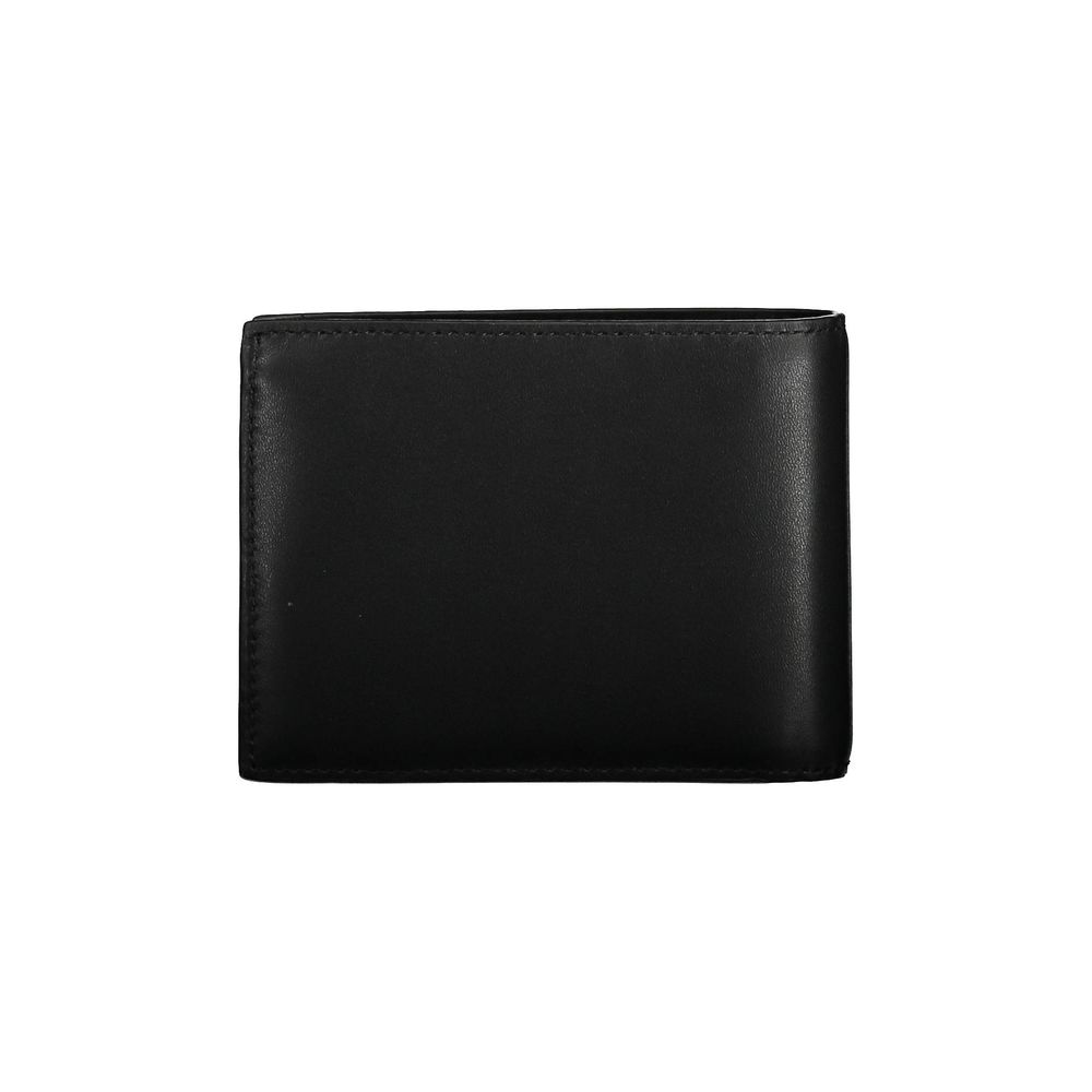 Calvin Klein Herren-Geldbörse aus schwarzem Leder