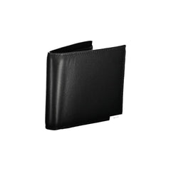 Calvin Klein Herren-Geldbörse aus schwarzem Leder
