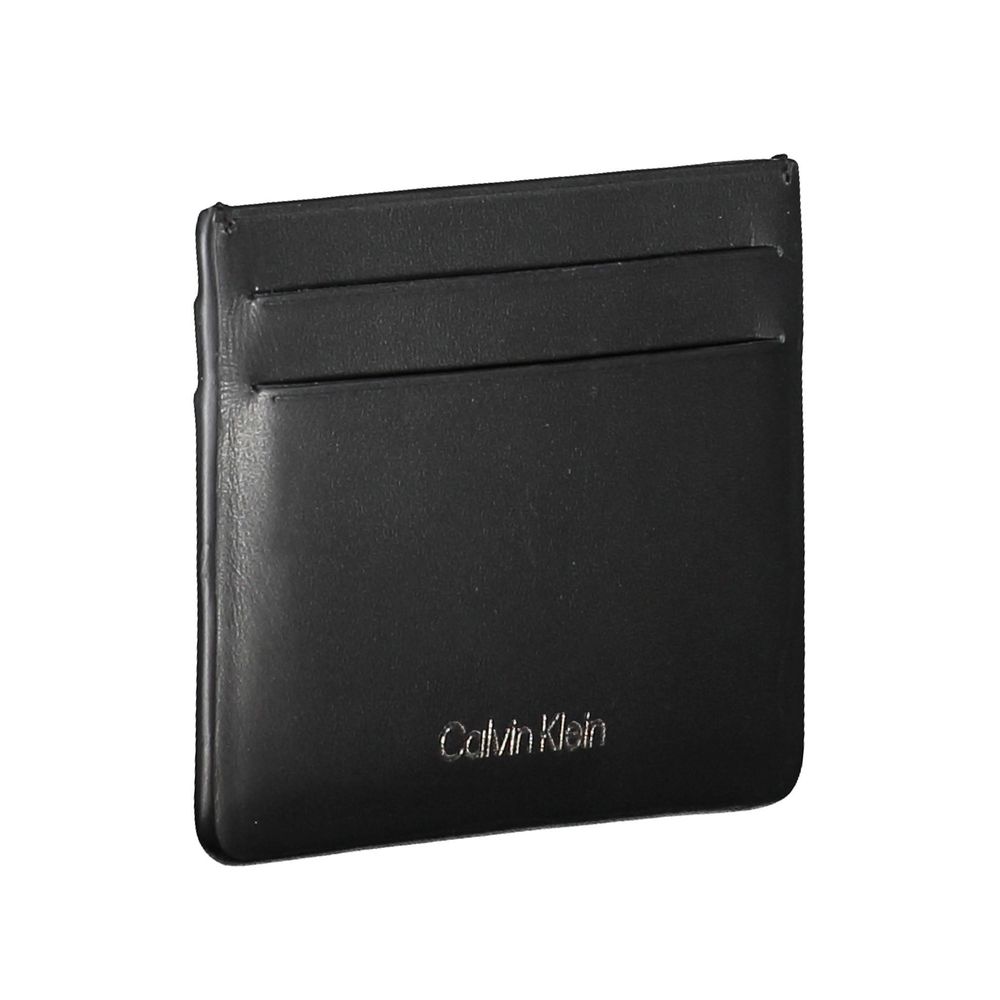 Calvin Klein Zwart Leren Heren Portemonnee