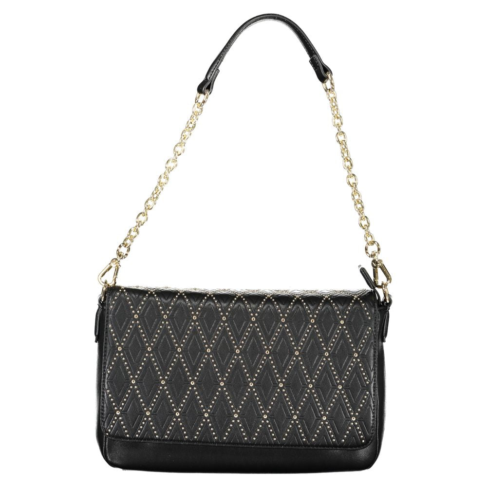 Mario Valentino Nero Damenhandtasche aus Polyurethan