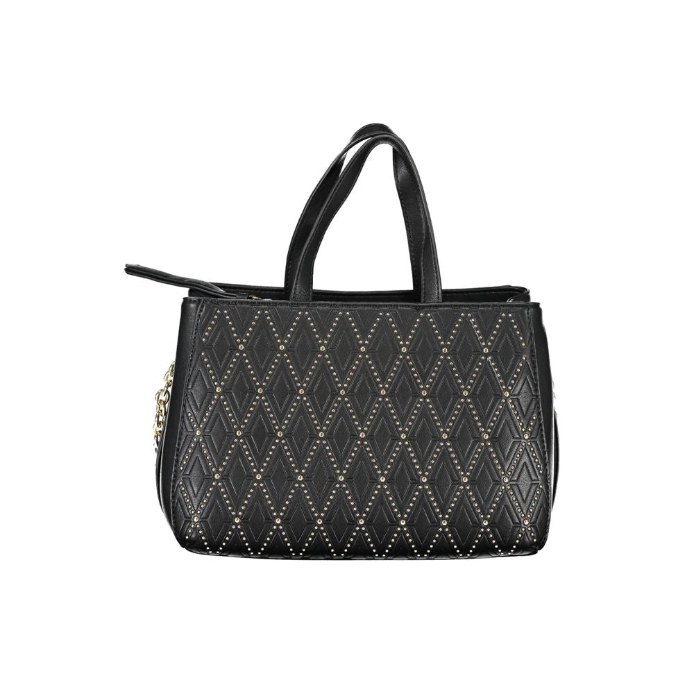 Mario Valentino Nero Damenhandtasche aus Polyurethan