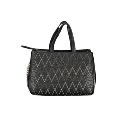 Mario Valentino Nero Damenhandtasche aus Polyurethan