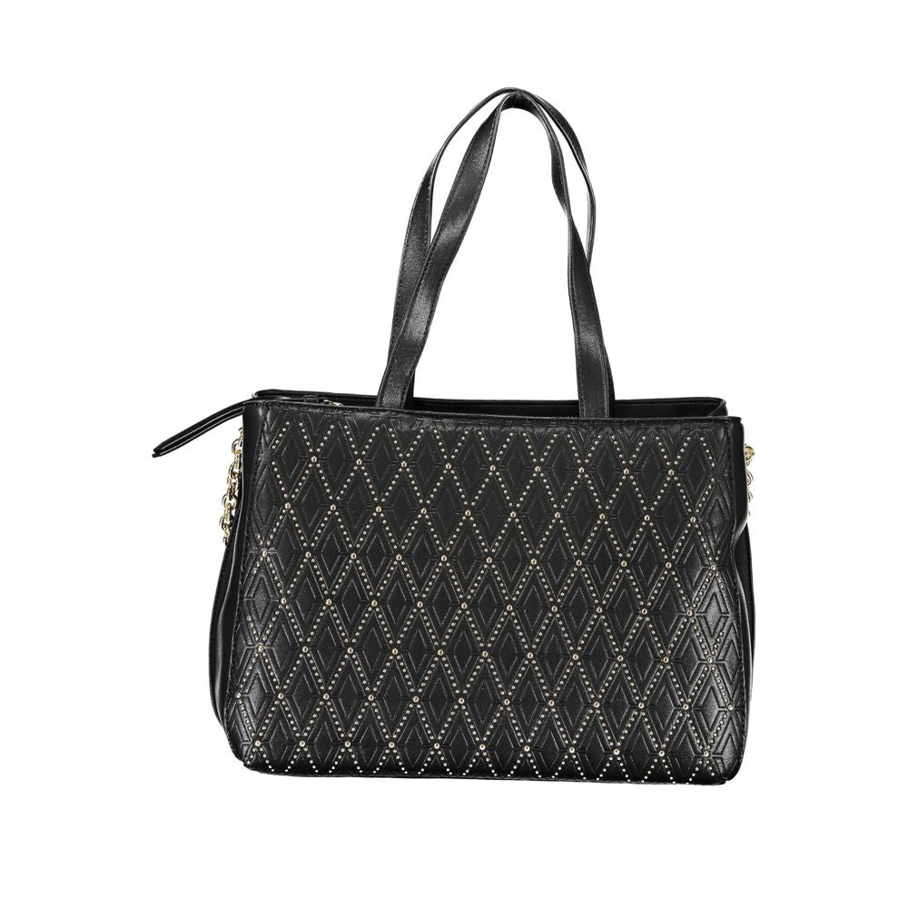 Mario Valentino Schwarze Handtasche für Damen aus Polyurethan