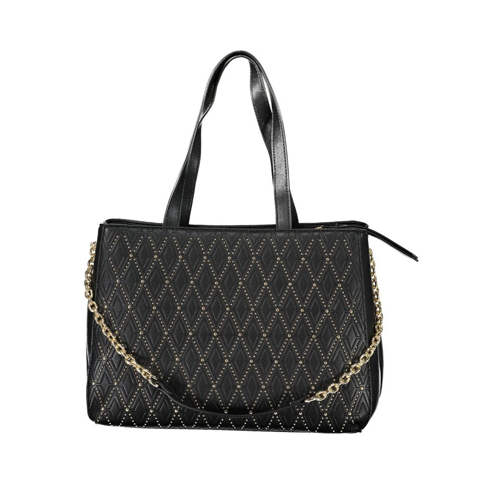 Mario Valentino Schwarze Handtasche für Damen aus Polyurethan