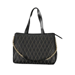 Mario Valentino Schwarze Handtasche für Damen aus Polyurethan
