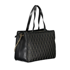 Mario Valentino Schwarze Handtasche für Damen aus Polyurethan