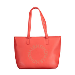 Mario Valentino Rosso Polyurethan Damen Handtasche