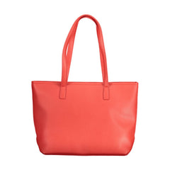 Mario Valentino Rosso Polyurethan Damen Handtasche