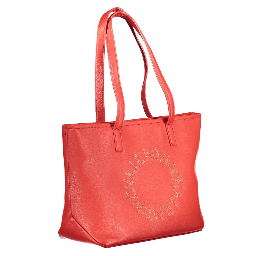 Mario Valentino Rosso Polyurethan Damen Handtasche