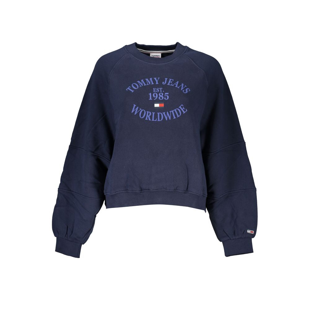 Tommy Hilfiger Blaues Baumwoll-Damen-Sweatshirt