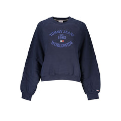 Tommy Hilfiger Blaues Baumwoll-Damen-Sweatshirt