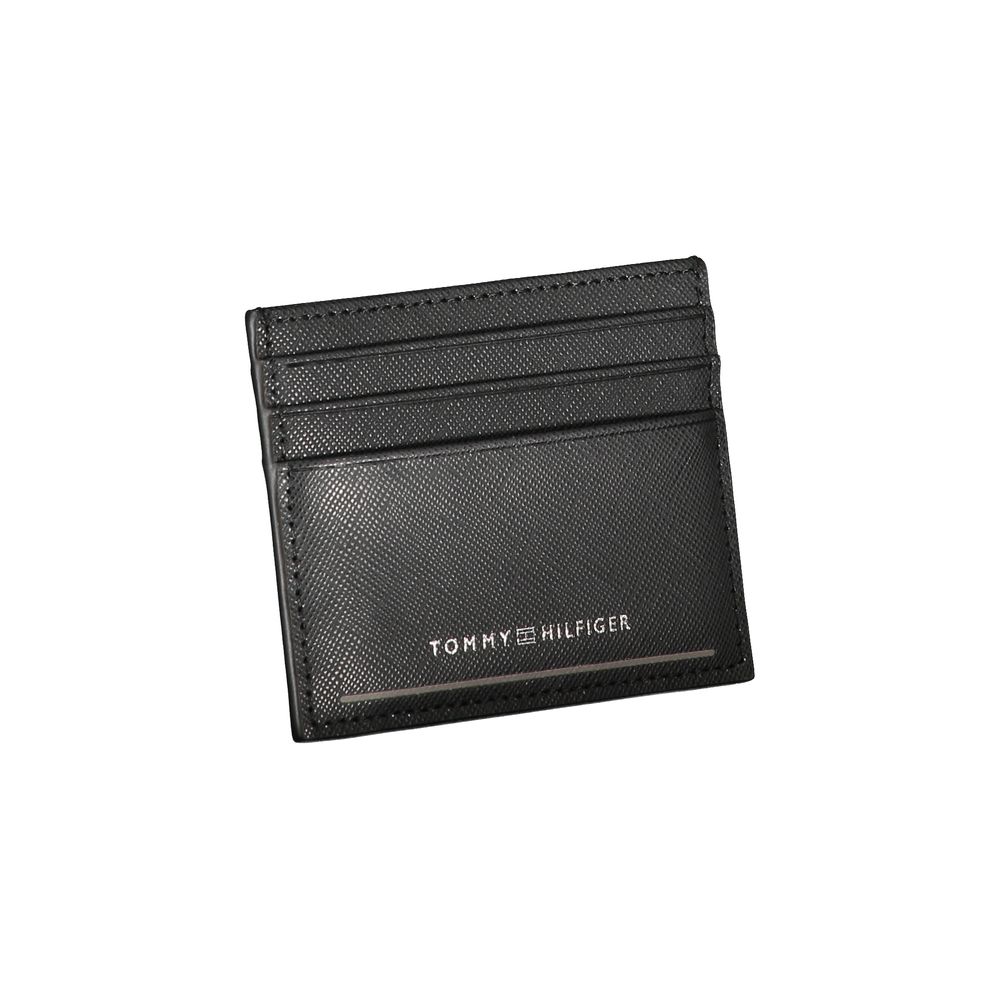 Tommy Hilfiger Zwartleren Herenportemonnee