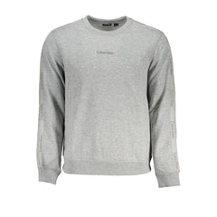 Calvin Klein Gray Polyester Men Sweater