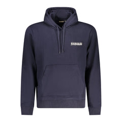 Napapijri Blauer Herren-Kapuzenpullover aus Baumwolle