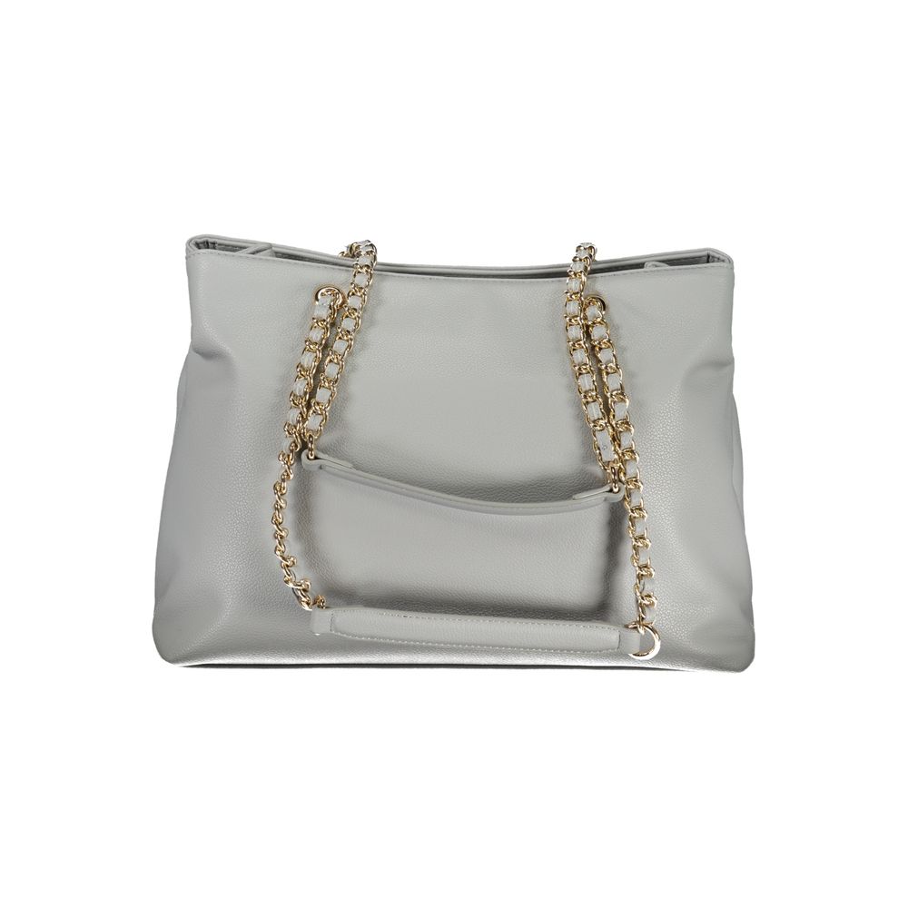 Mario Valentino Grigio Schultertasche aus Polyurethan für Damen