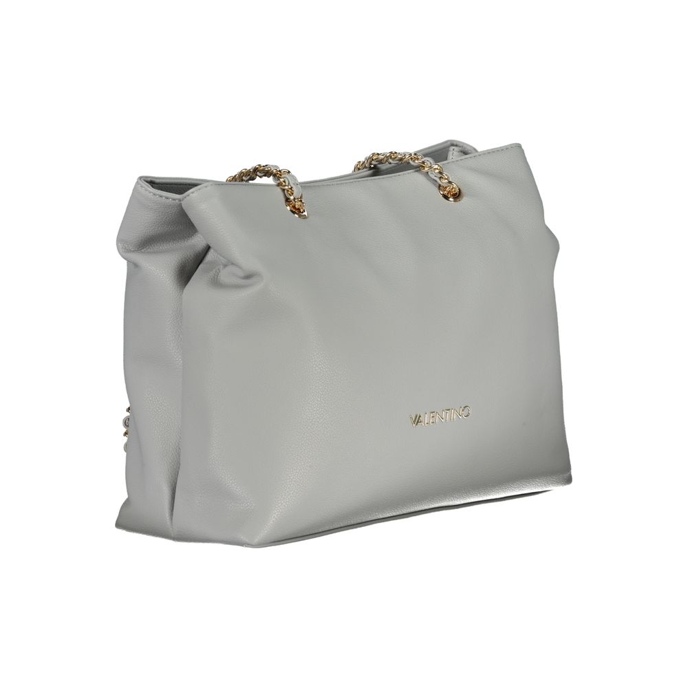 Mario Valentino Grigio Schultertasche aus Polyurethan für Damen