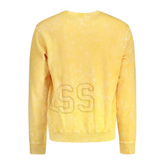Guess Jeans Gelbes Herren-Sweatshirt aus Baumwolle