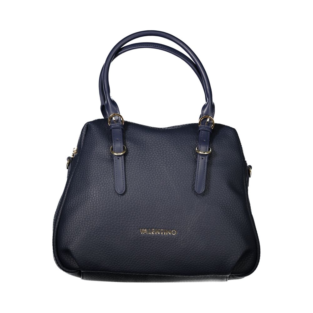 Mario Valentino Damenhandtasche aus blauem Polyurethan