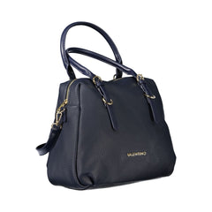 Mario Valentino Damenhandtasche aus blauem Polyurethan