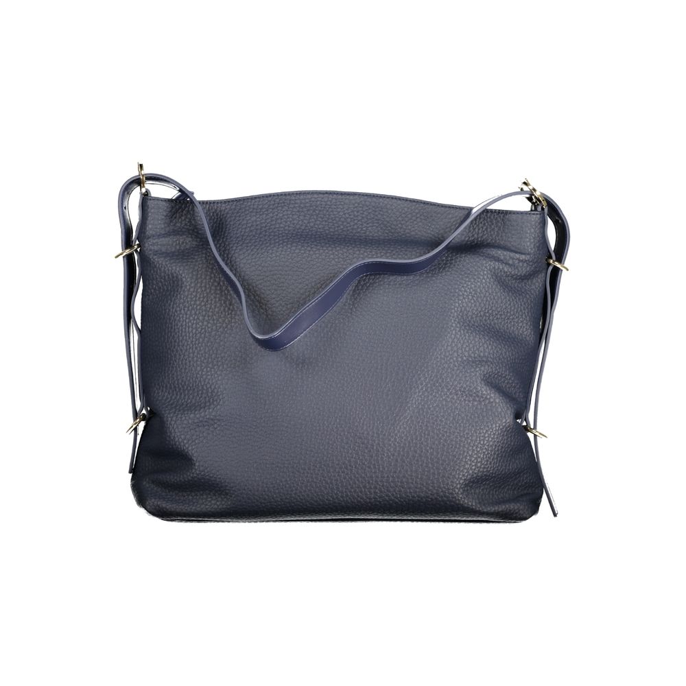Mario Valentino Blau Polyurethan Damenhandtasche