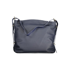 Mario Valentino Blau Polyurethan Damenhandtasche