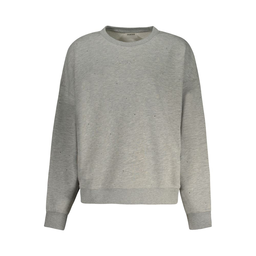 Guess Jeans Graues Polyester Damen-Sweatshirt
