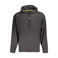 Hugo Boss Black Cotton Men Sweater