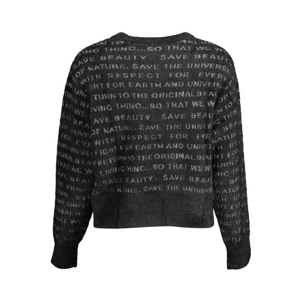 Desigual Schwarzer Polyamid-Pullover für Damen