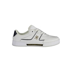 Tommy Hilfiger Witte Leren Damessneaker
