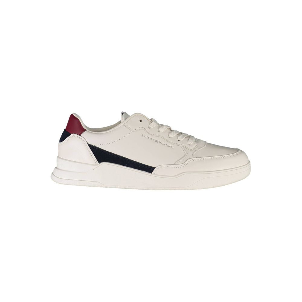 Tommy Hilfiger Bianco Leder Herren Sneaker