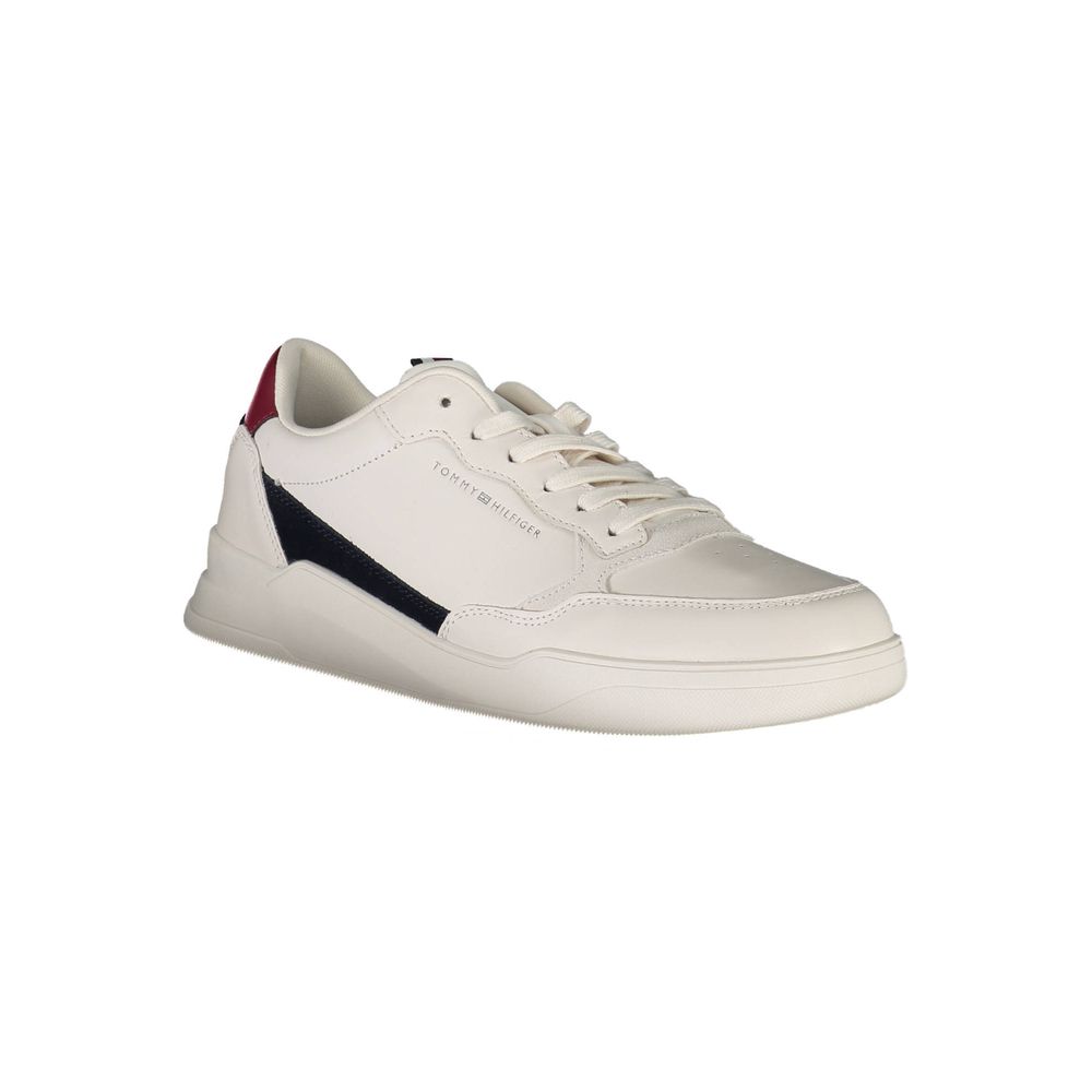 Tommy Hilfiger Bianco Leder Herren Sneaker