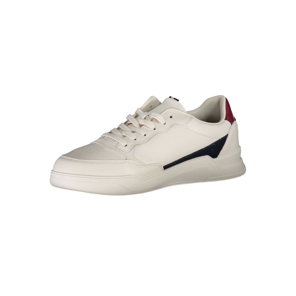 Tommy Hilfiger Bianco Leder Herren Sneaker
