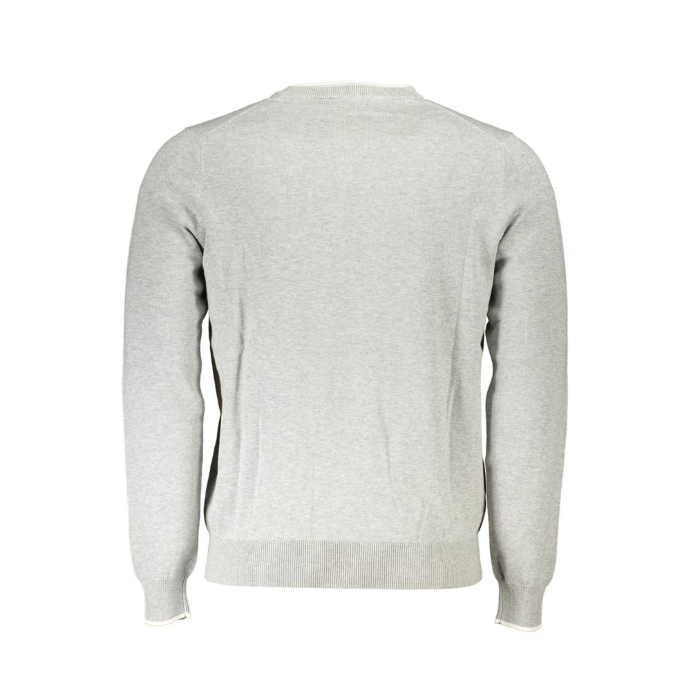 North Sails Grijze Biologische Katoenen Heren Sweater