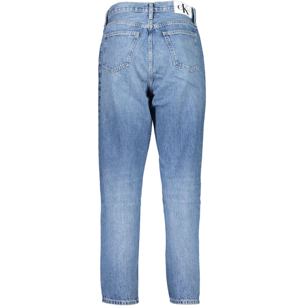 Calvin Klein Azzurro Katoenen Damesjeans