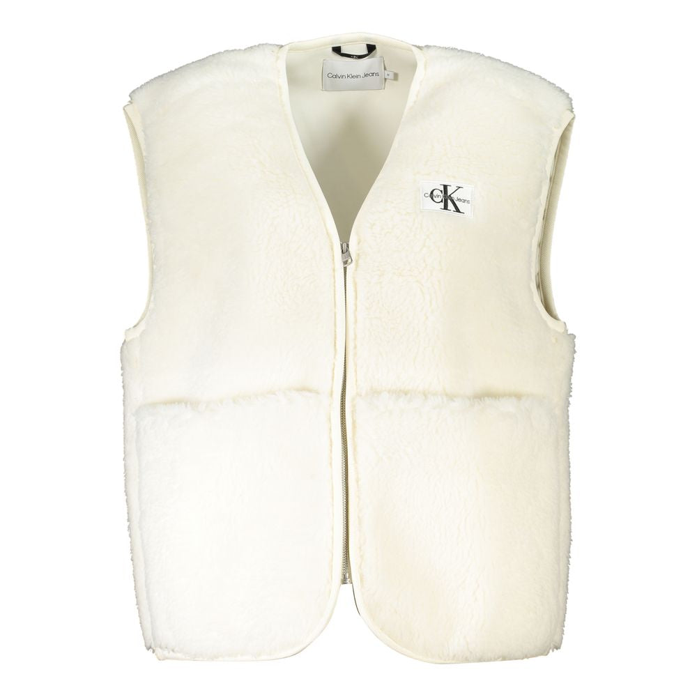 Calvin Klein Bianco Damenweste aus Polyester