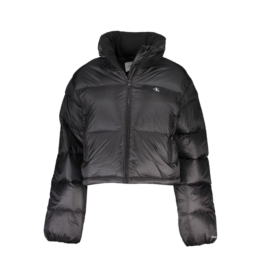 Calvin Klein Schwarze Polyamid-Damenjacke