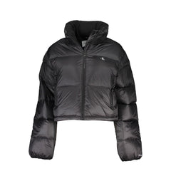 Calvin Klein Schwarze Polyamid-Damenjacke
