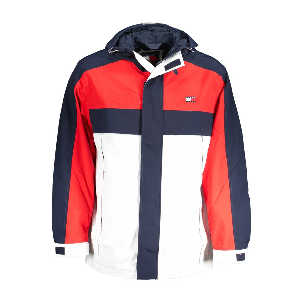 Tommy Hilfiger Blaue Polyamid Herrenjacke