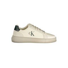 Calvin Klein Witte Polyurethaan Herensneaker