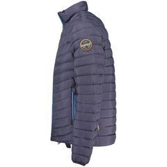 Napapijri Blaue Polyamid Herrenjacke