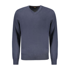Hugo Boss Blauw Katoenen T-shirt met lange mouwen voor heren