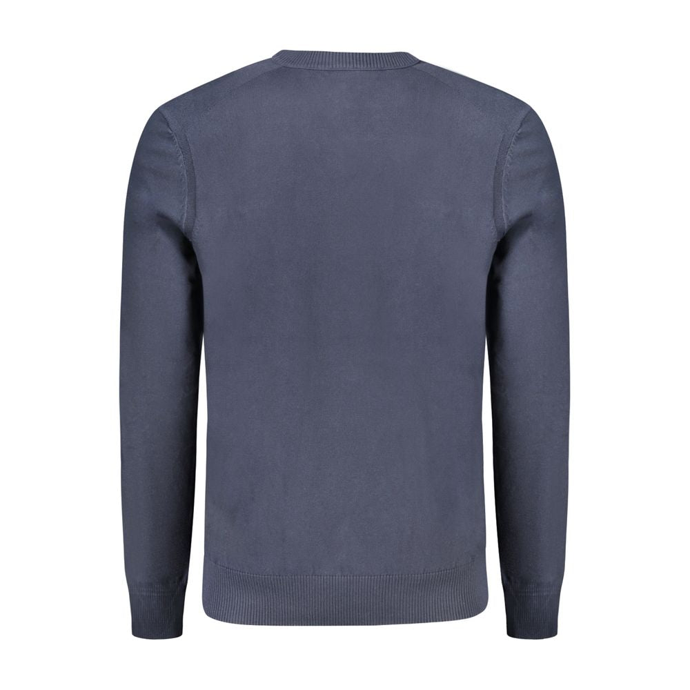 Hugo Boss Blauw Katoenen T-shirt met lange mouwen voor heren