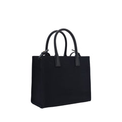 Versace Schultertasche aus schwarzer Baumwolle