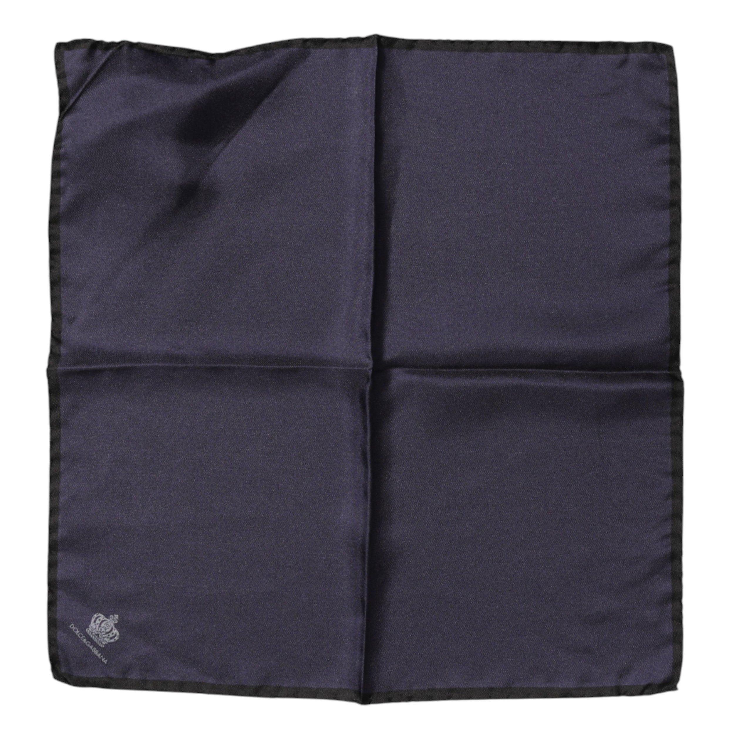 Dolce & Gabbana Blau DG Crown Seiden-Foulard für Herren