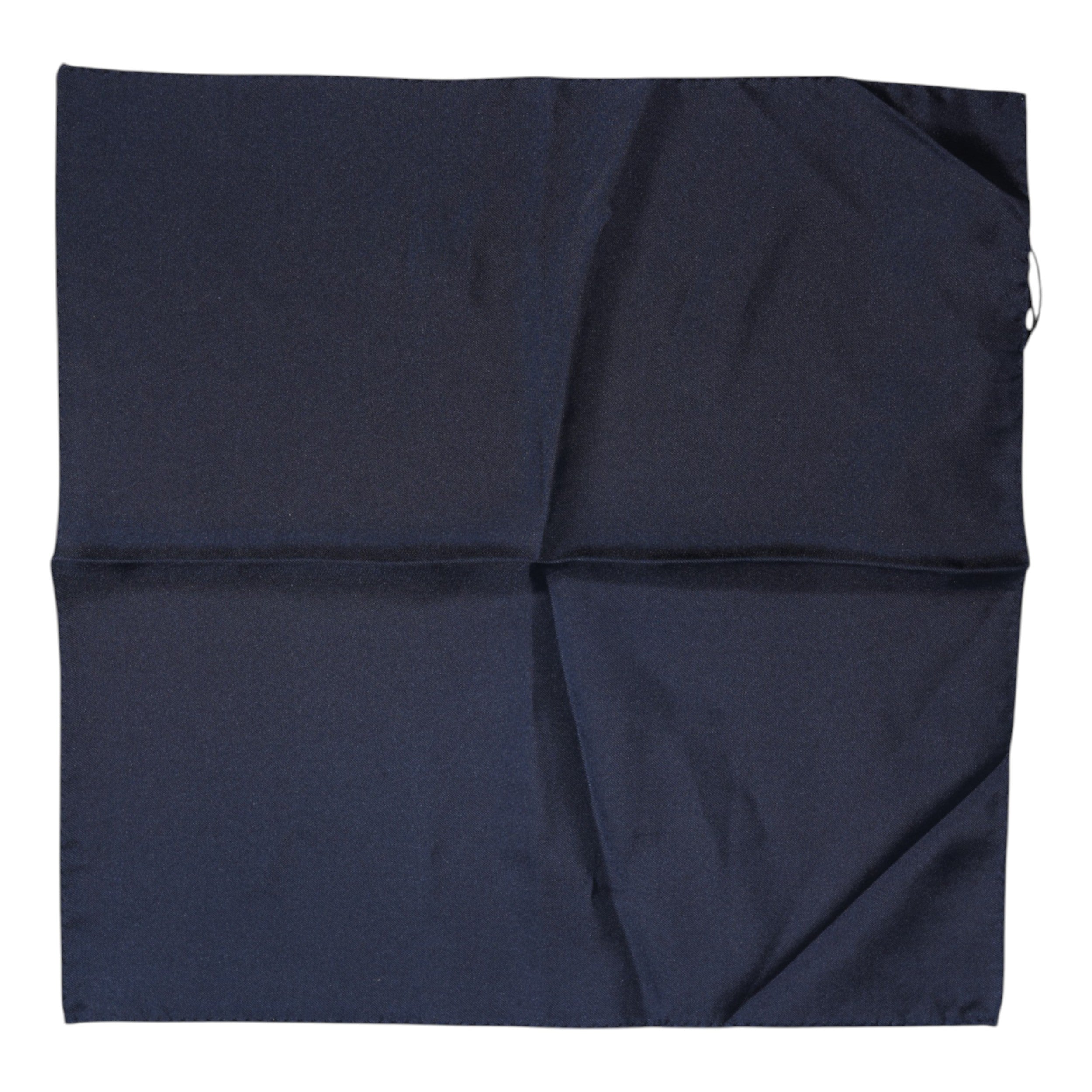 Dolce & Gabbana Donkerblauwe Zijden Vierkante Mannen Foulard Sjaal