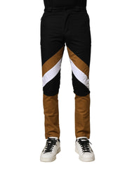 Dolce & Gabbana Multikleurige Katoenen Slim Fit Herenbroek