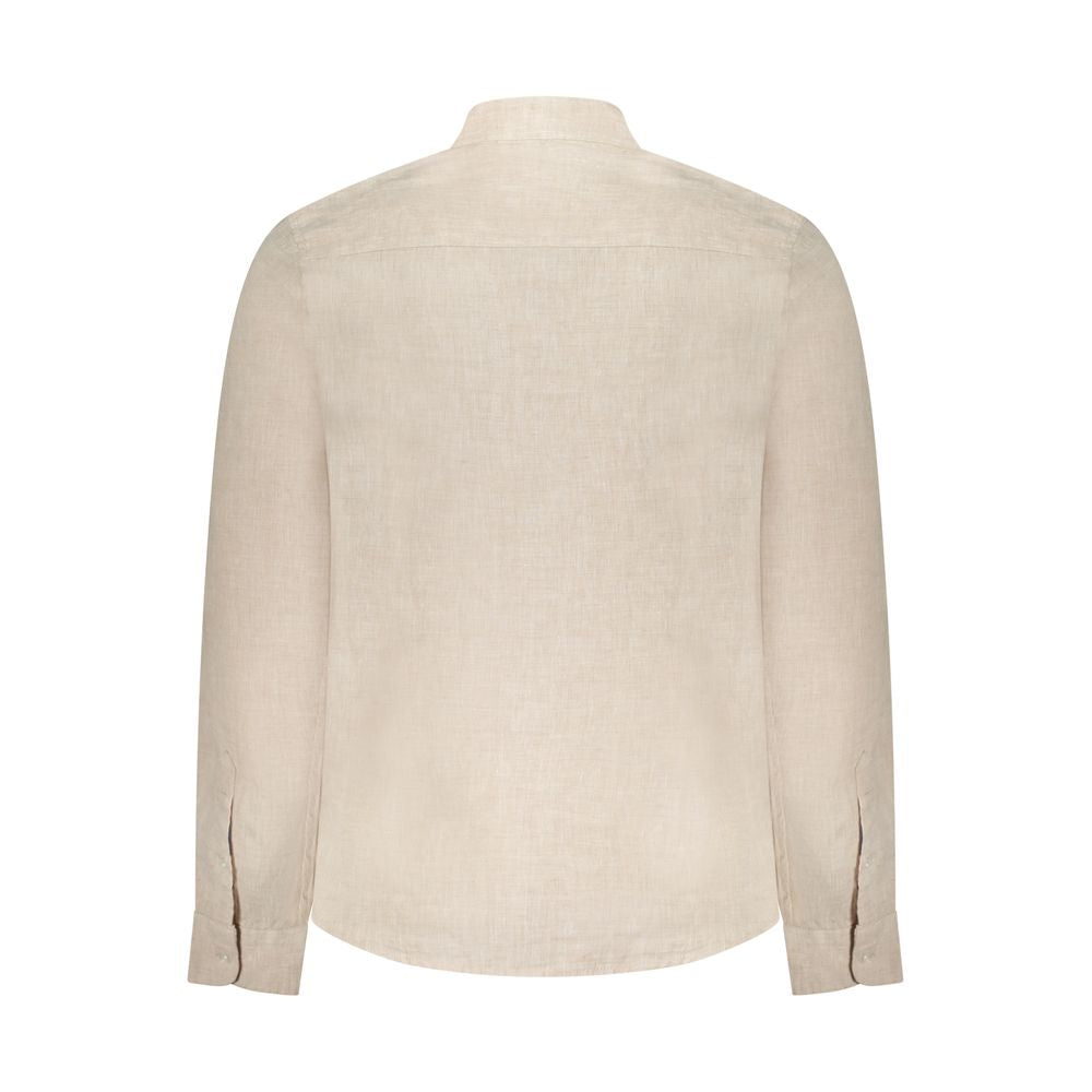 North Sails Beige Leinen Herrenhemd