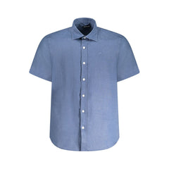 North Sails Blauw Linnen Heren overhemd