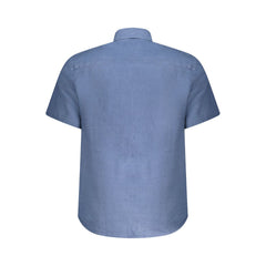 North Sails Blauw Linnen Heren overhemd