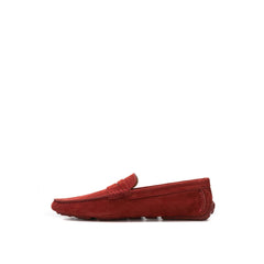 Bally Bordeaux Leren Mocassin